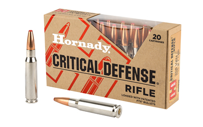 Hornady, Critical Defense Rifle, 308 Winchester, 155 Grain, FlexTip, 20 Round Box - Image 3