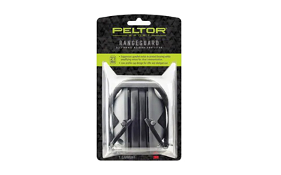 3M/Peltor, Sport RangeGuard, Electronic Earmuff, NRR 21 DB, 3.5MM Input Jack, Gray - Image 3